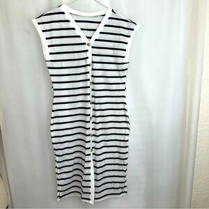 Women’s New Striped Stretch Dress Size L